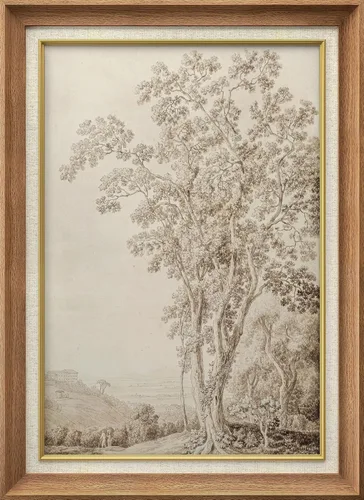 Miniatura 24 de SIGNWIN Arte de marco de alta calidad, elegante, vintage, ilustraciones de dibujo de árbol, arte fino, arte tradicional icónico para sala de estar