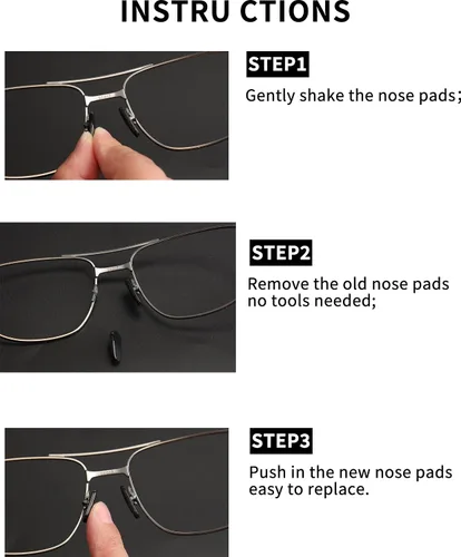 Miniatura 5 de Almohadillas de nariz negras para Ray-Ban RB3604/RB7140/RB4071/RB3584/RB3614/RB6336/RB3523/RB3539/RB3540/RB3558/RB3545/RB3609/RB3595/RB8052-24.055