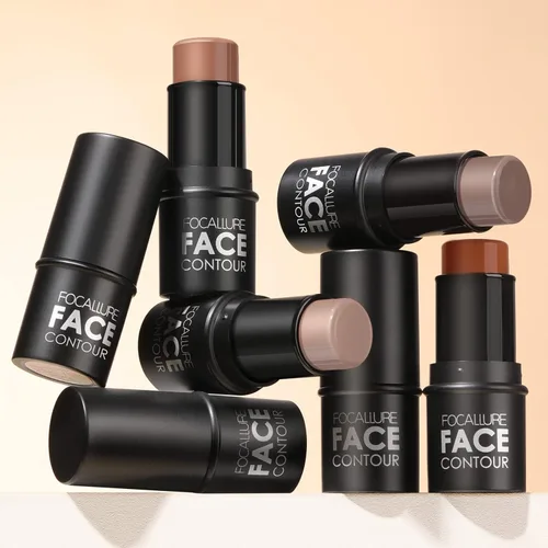 Miniatura 9 de FOCALLURE MOCHA - Barra de contorno en crema, barra bronceadora mate, maquillaje profesional para moldear y contornear la cara, fácil de aplicar