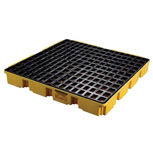 Miniatura 19 de Eagle Plataforma modular para derrames de un tambor, 26.25"x26"x6.5", sumidero de 15 galones, bandeja de contención de capacidad de carga de 2,000