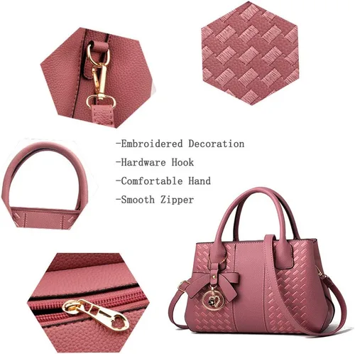 Miniatura 7 de Bolsos de mano para mujer de piel sintética de PU, bolso de hombro