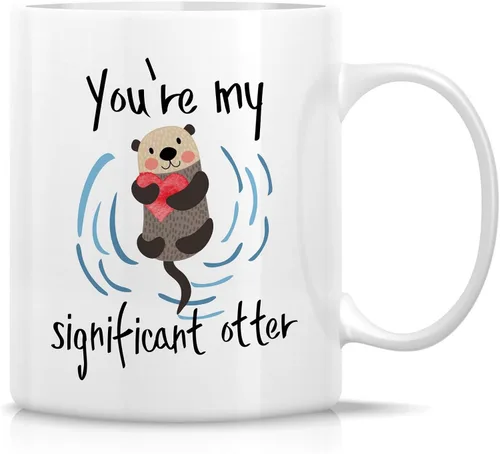 Miniatura 47 de Retreez - Taza divertida con texto en inglés "Once in A While Someone Amazing Comes Along", 325 ml, tazas de café de cerámica, regalos de cumpleaños