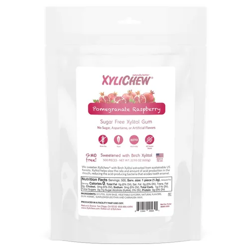 Miniatura 21 de Xylichew - Botes de goma de mascar 100% xilitol, sin OMG, gluten, aspartame y goma sin azúcar, cuidado bucal natural, alivia el mal aliento