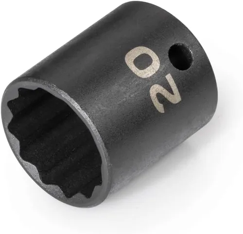 Miniatura 31 de TEKTON Accionamiento de 3/8 pulgadas x 1 pulgada Zócalo de impacto de 12 puntos poco profundo SID12225