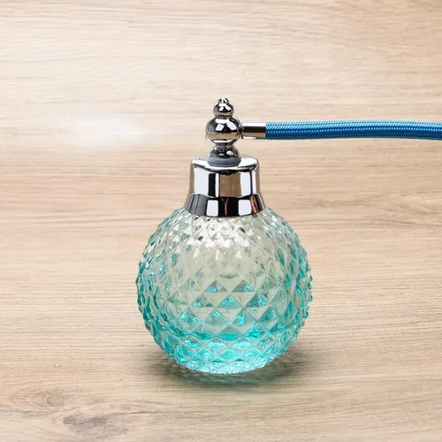 Miniatura 6 de Coolrunner Crystal Art - Botella de spray larga recargable estilo vintage, atomizador de perfume (3.4 fl oz) (azul)