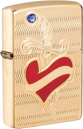 Miniatura 27 de Zippo Encendedores míticos 540 Mago de Fuego de Latón Rodado