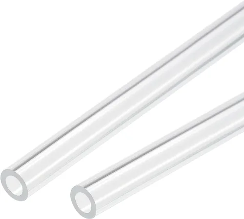 Miniatura 13 de MECCANIXITY Tubo acrílico transparente rígido redondo tubo 0.472 in (1/2") ID 15mm (0.6") OD 10" para lámparas y linternas, sistema de refrigeración