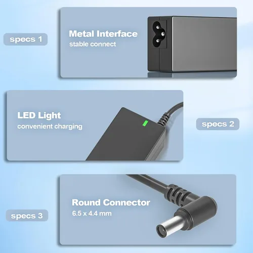Miniatura 4 de Cable de alimentación DC 19V, cargador de TV compatible con LG Electronics 19" 20" 22" 23" 24" 27" monitor LED LCD pantalla ancha HDTV 24M47H-P