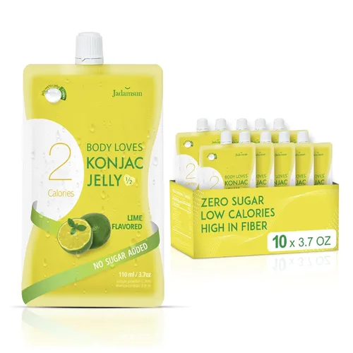 Miniatura 11 de Jadamsun Jugo de gelatina Konjac (Mango, 20 piezas) – Delicioso aperitivo coreano saludable bajo en calorías, aperitivo de fruta potable, sin
