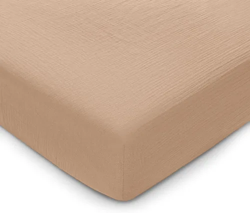 Miniatura 8 de Comfy Cubs Sábana de Moisés de Muselina - Tela 100% Algodón Suave, Transpirable y Delicada para la Piel Sensible del Bebé - Ajuste Universal