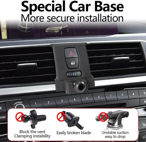 Miniatura 2 de Soporte de teléfono de coche para BMW Serie 3 2013-2018, BMW Serie 4 2014-2020 430i 440i F30 F32 Accesorios de automóvil, decoración