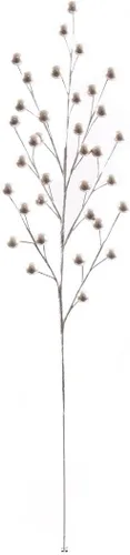 Miniatura 4 de Larksilk 12 tallos artificiales en aerosol de rosa de bayas rojas – Bayas de acebo para decoración de Navidad, manualidades, vacaciones y decoración