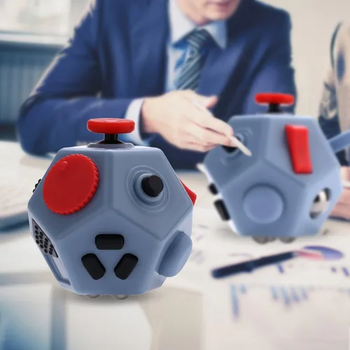 Miniatura 4 de Mini cubo de dedos, juguetes sensoriales para aliviar el estrés y la ansiedad y la depresión anti para niños y adultos con TDA, TDAH, TOC, autismo
