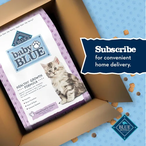 Miniatura 11 de Blue Buffalo Baby Blue - Alimento seco natural para gatos, fórmula de crecimiento saludable con DHA, receta de pollo y arroz integral, bolsa de 2