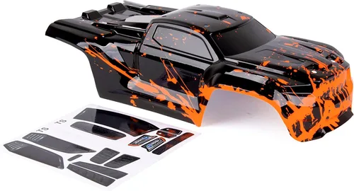 Carrocería personalizada compatible con Sledge 6S 4WD 1/8 Truck Shell Cover (Muddy Orange)