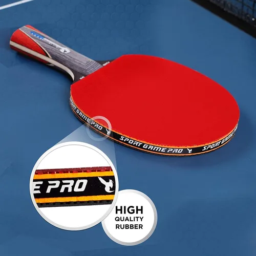 Miniatura 4 de Pala de ping pong con Killer Spin + estuche gratis, raqueta de tenis de mesa profesional para jugadores principiantes y avanzados, mejora tus