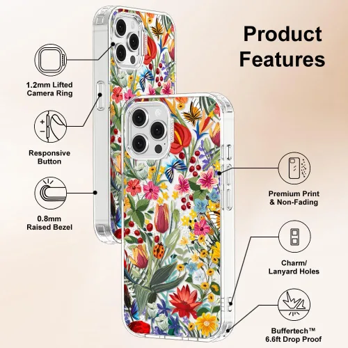 Miniatura 6 de MOSNOVO Funda para iPhone 12 e iPhone 12 Pro, [Buffertech Protección contra Caídas de Grado Militar de 6.6ft] [Tecnología Anti Despegue] Funda Claro