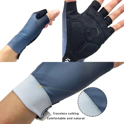 Miniatura 2 de JinMaYi - Guantes de ciclismo para bicicleta guantes de bicicleta de montaña antideslizantes amortiguadores acolchados transpirables guantes