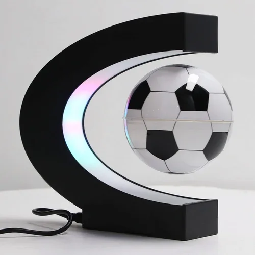 Miniatura 5 de Base suspendida en forma de C, bola de fútbol flotante magnética magnética, fútbol flotante de levitación de fútbol con base en forma de C