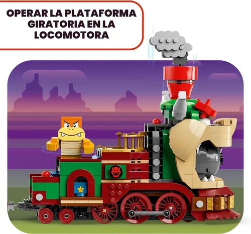 Miniatura 3 de LEGO Super Mario El Tren Expreso de Bowser - Juguetes de Construcción para Niños y Niñas, Edades 9+ Años - Juego de Simulación con Minifiguras