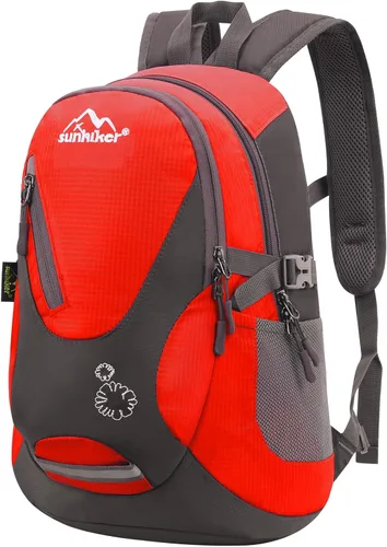 sunhiker Pequeña mochila de senderismo para mujeres y hombres, 20L, ligera, mochila de viaje, mochila casual para ciclismo, acampar al aire libre