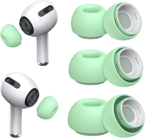 Miniatura 14 de [3 pares] Puntas de repuesto para los oídos para Airpods Pro y Airpods Pro de 2ª generación con orificio de reducción de ruido, puntas de silicona
