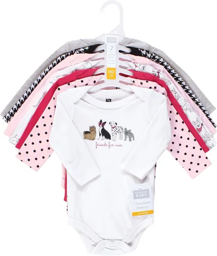 Miniatura 12 de Hudson Baby Baby Girl's Cotton Long-Sleeve Bodysuits 7-Pack