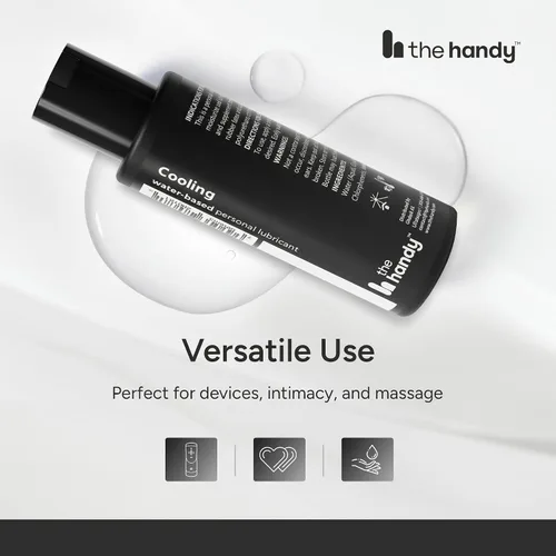 Miniatura 6 de The Handy Cooling Lube Water-Based Personal Lubricant Tingling 2 fl oz Fresh tingle on contact, smooth glide, non-sticky and rinses clean, and