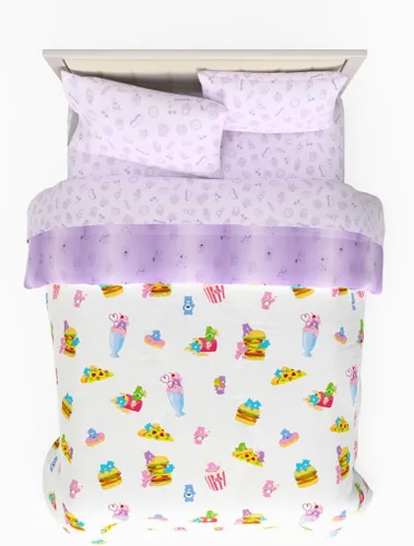 Miniatura 93 de Franco - Juego de ropa de cama para niños, edredón y sábanas supersuaves con funda de almohada, 5 piezas, tamaño individual, Jurassic World, 6A1348
