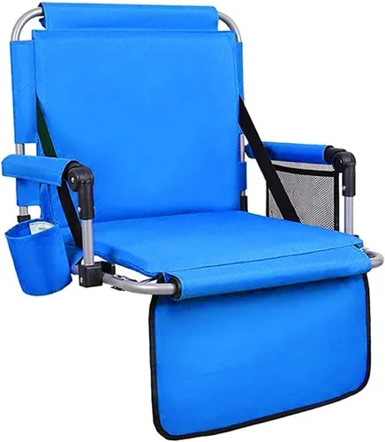 Miniatura 15 de HIGH POINT SPORTS Asiento plegable para estadio Sillas plegables portátiles para estadio Asiento acolchado para gradas Cojín para asiento de gradas