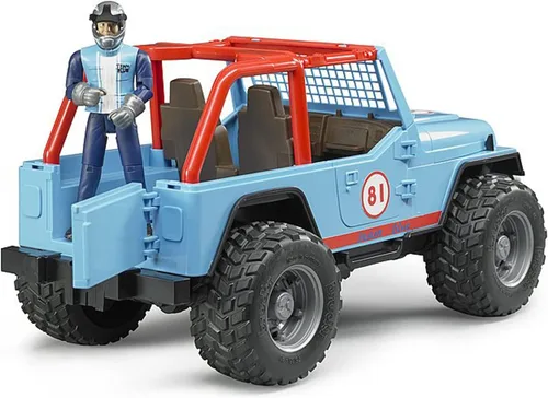 Miniatura 2 de Bruder Jeep Cross Country Racer Vehículo con conductor Azul
