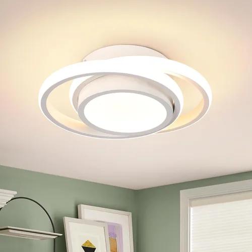 Miniatura 14 de CANEOE Lámpara de Techo LED Pequeña y Moderna, Dorada Redonda, Accesorios de Luz de Pasillo para Techos, Lámparas de Techo Interiores para Pasillo