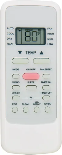 Mando a Distancia de Repuesto para Midea TGM AC Aire Acondicionado RG51A (2)/EU1 RG51A (2) EU1 MWPOT12SA MWPOT12S MWPOT18S MWPOT24S