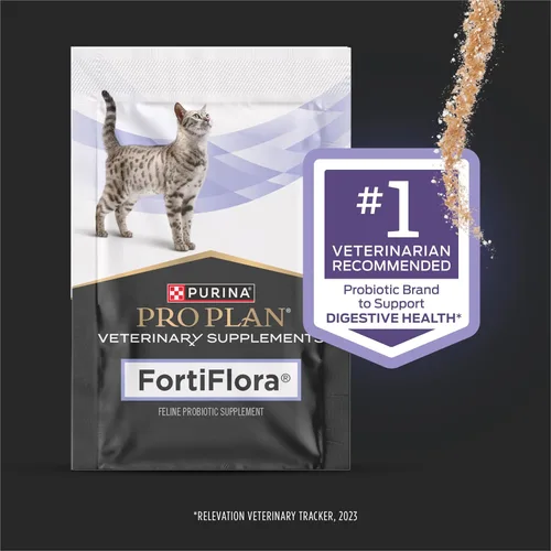 Miniatura 2 de Purina Pro Plan Suplementos Veterinarios FortiFlora Probióticos para Gatos para la Salud Digestiva y Contra la Diarrea - Caja de 30