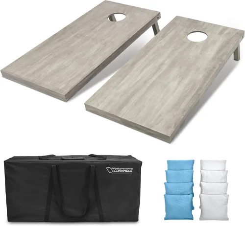 Miniatura 72 de GoSports Juego de tablas de cornhole de madera de tamaño reglamentario de 4 x 2 pies, incluye funda de transporte y bolsas de frijoles
