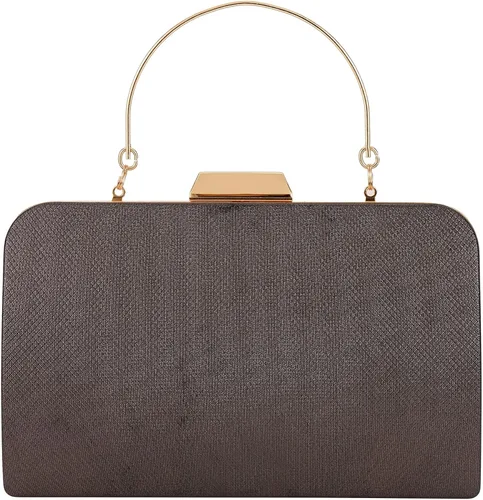 Miniatura 3 de ZHANNI Elegante caja de embrague de noche para mujer, con marco de metal, bolso de noche, bolso de mano, boda, graduación, fiesta, novia, embrague