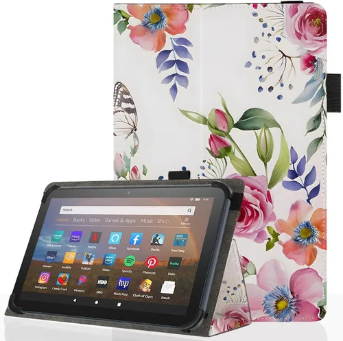 Miniatura 14 de Funda universal para tablet Android de 7 y 8 pulgadas, delgada, plegable, para todas las tabletas con pantalla táctil de 7 a 8.5 pulgadas