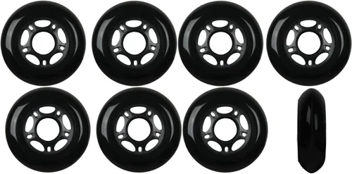 Player's Choice Ruedas para patines en línea para exteriores, 89a, paquete de 8 unidades, elige tamaño y color, fórmula exterior para patinaje sobre