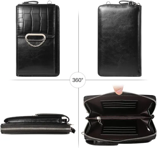 Miniatura 3 de Small Crossbody Cell Phone Bag Wallet Purse with Card Slots for Women Compatible for iPhone 17 Pro Air Galaxy S26+