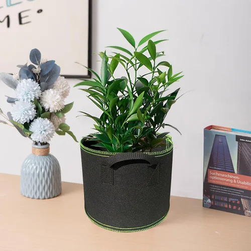 Miniatura 6 de Segreto Bolsas de cultivo de 30 galones de tela no tejida de aireación gruesa de alta resistencia para macetas de plantas con asas para jardín