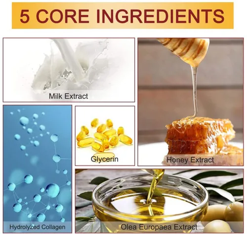 Miniatura 2 de CGBOOM 3 pares de máscaras de manos, guantes hidratantes, mascarilla renovadora para reparación de piel de manos, colágeno infundido, vitaminas +