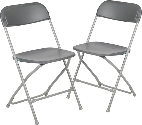 Miniatura 44 de Flash Furniture Hercules Series Silla plegable de plástico, color rojo, paquete de 6, capacidad de peso de 650 libras, cómoda silla para eventos