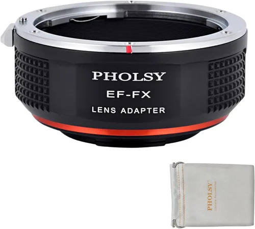 Miniatura 12 de PHOLSY Adaptador de montaje de lente AF a Fuji X con anillo de control de apertura compatible con lente Sony A Minolta AF a cámara Fuji X Mount