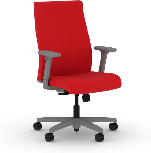 Miniatura 10 de HON Ignition 2.0 - Silla de oficina de tela, tapizada, brazos ajustables, silla de oficina ergonómica ejecutiva reclinable, con inclinación