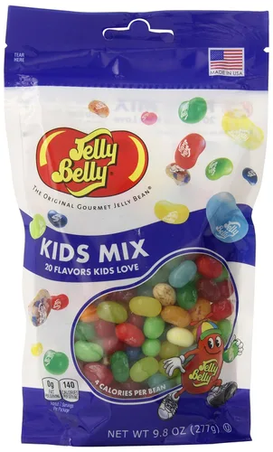 Miniatura 2 de Jelly Belly Kids Mix Jelly Beans, Bolsa Recerrable de 9.8 oz - 20 Sabores Surtidos que los Niños Adoran - Kosher, Dulces Sin Cacahuate