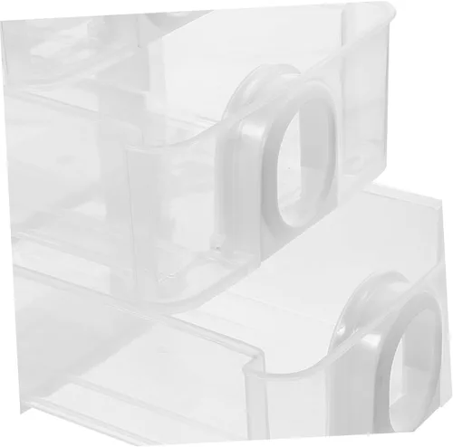 Miniatura 9 de PRETYZOOM Organizador de cajones de escritorio Caja de almacenamiento de escritorio de 3 capas, organizador de maquillaje, papelería de escritorio