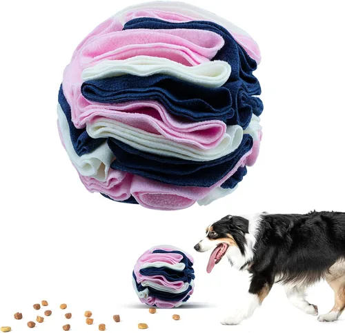 Miniatura 29 de Pelota de olfateo para mascotas, bola interactiva para perros ciegos, entrenamiento para aliviar el estrés, juguetes de enriquecimiento para perros