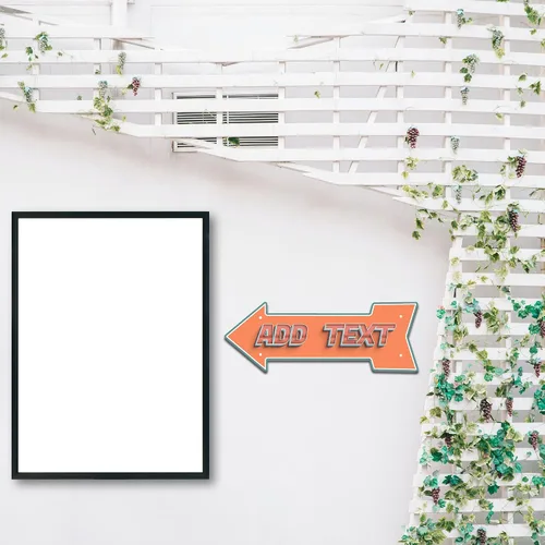 Miniatura 5 de Letreros de metal personalizados, 18 x 6 pulgadas, póster retro personalizado con foto y texto para decoración de pared al aire libre e