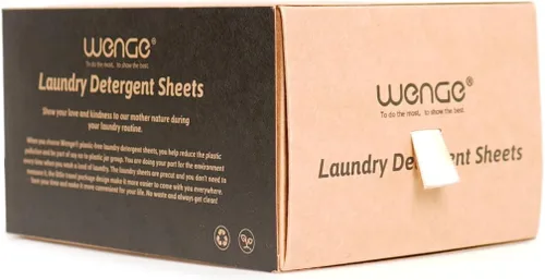 Miniatura 2 de Wenge Sábanas de detergente para ropa ecológicas, 240 unidades, sin jarra de plástico, tecnología sin líquidos, hipoalergénicas para el hogar