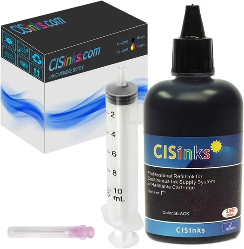 Botella de tinta de repuesto negra de 3.4 fl oz compatible con PGI-280 / CLI-281 XL PIXMA TS9120 TS8120 TS8220 TS9520 TR8520 TR7520 TS6120 + kit de